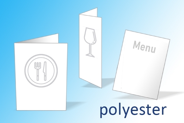 menukaarten op polyester