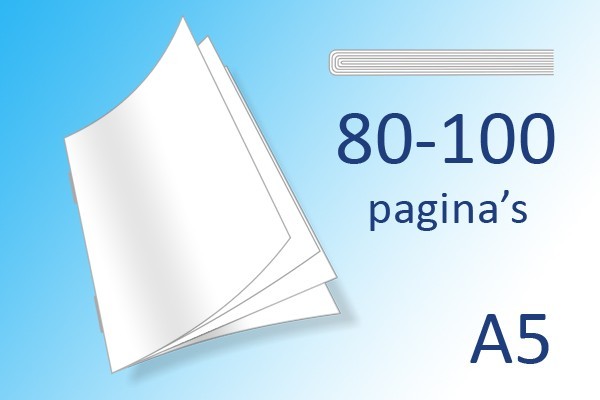 A5 Boekjes vanaf 80 pag.