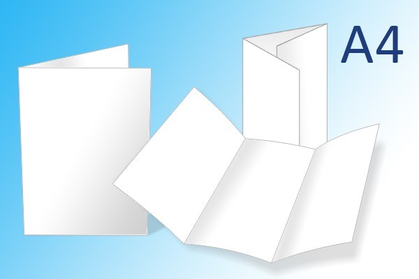 gevouwen A4
